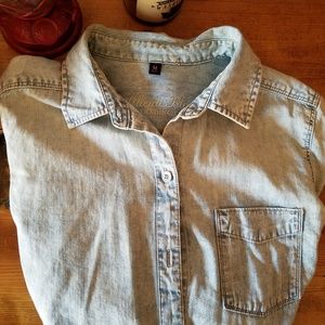 Acid Washed Button Down